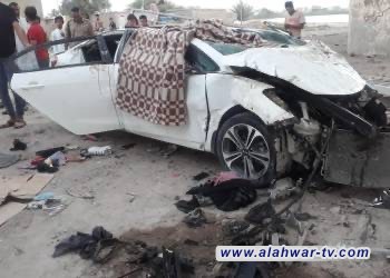 حادث مروري  قرب جسر النصر ، امام المحكمة القديمة وسط مدينة الناصرية  .