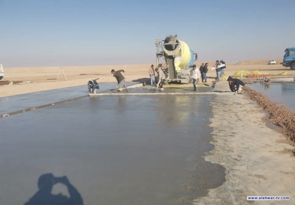 شركة المشاريع النفطية تنجز قواعد الابار في حقلي الناصرية والصبة