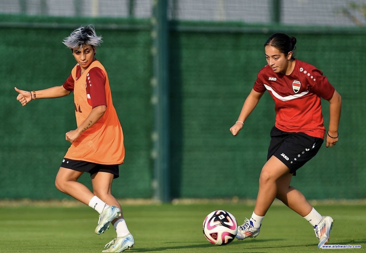 منتخب السيدات لكرة القدم يختتم تحضيراته لمواجهة الأردن غداً