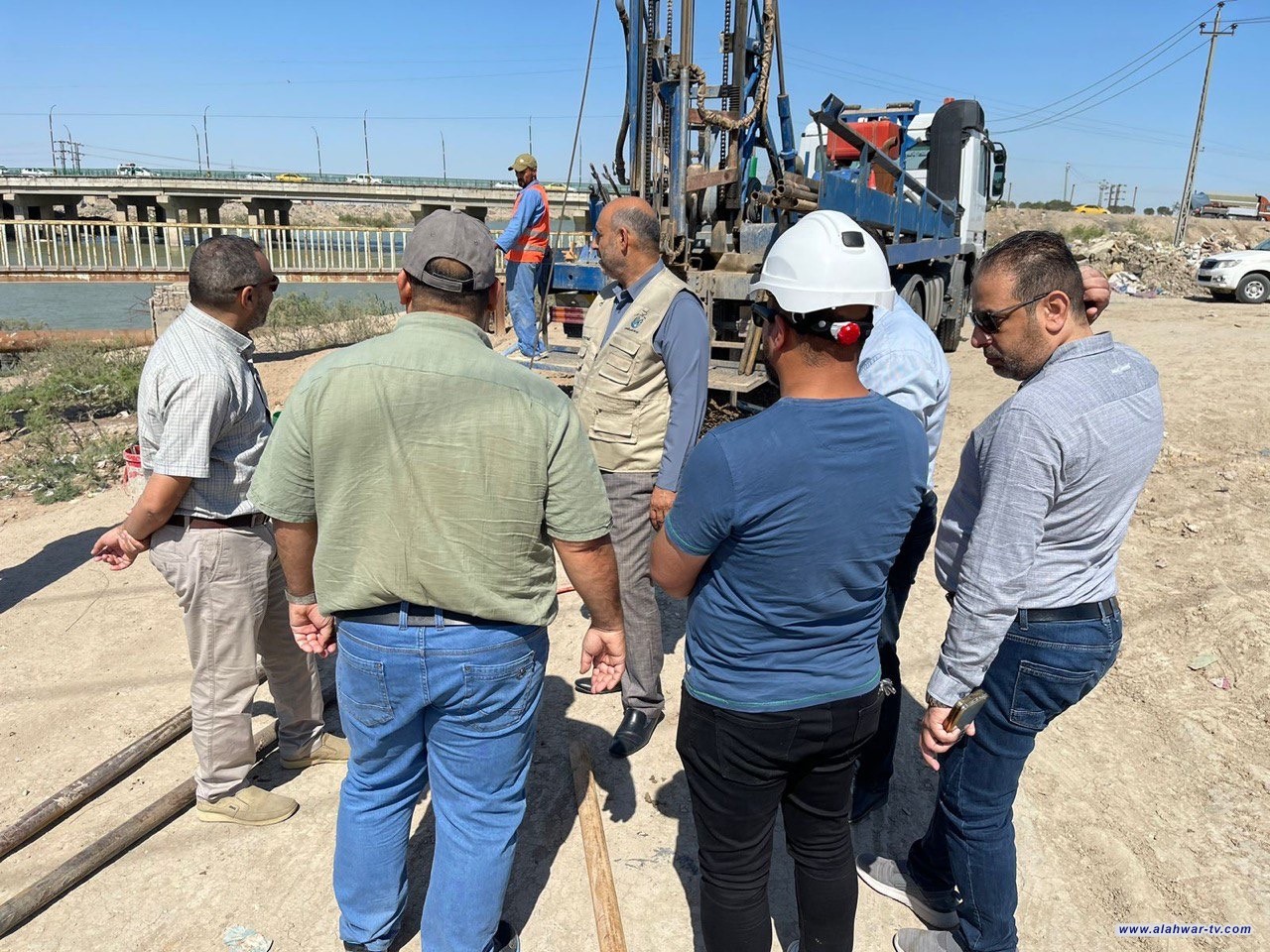 معاون المحافظ للشؤون الفنية /أخذنا نقطة التحري الأولى لموقع جسر الفتوى