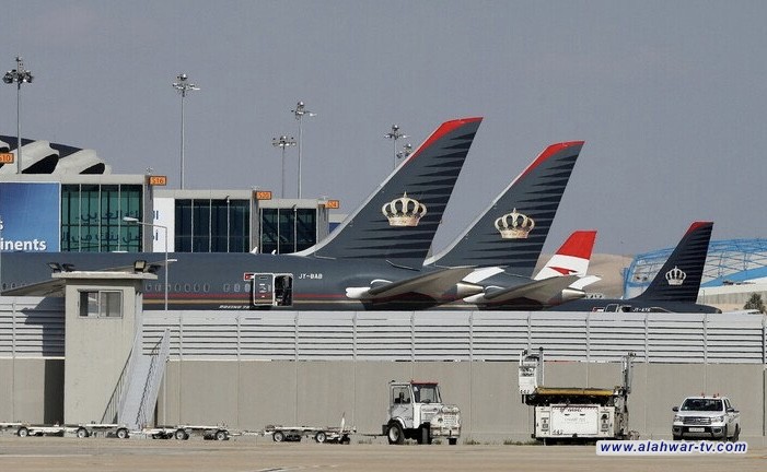 الأردن تغلق مجالها الجوي أمام حركة الطائرات