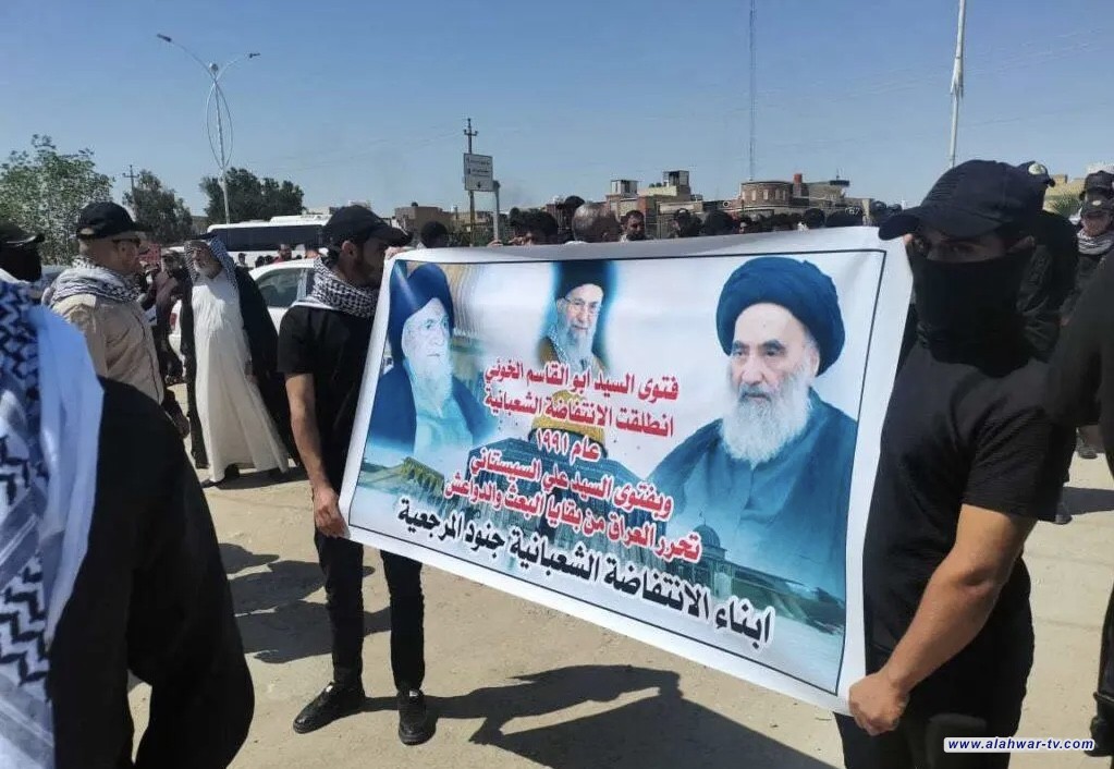 وقفة تضامنية في الناصرية تأييدا للضربة الايرانية