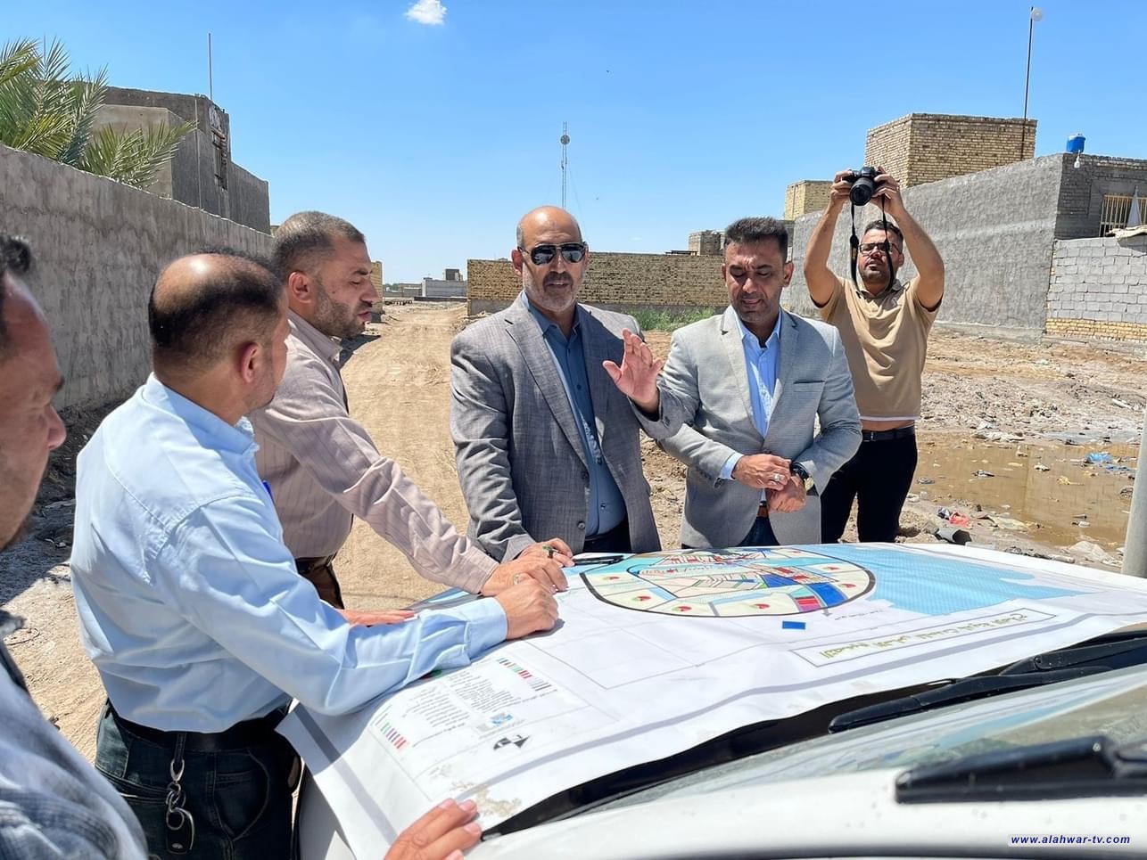 معاون المحافظ للشؤون الفنية يزور قضاء الإصلاح .