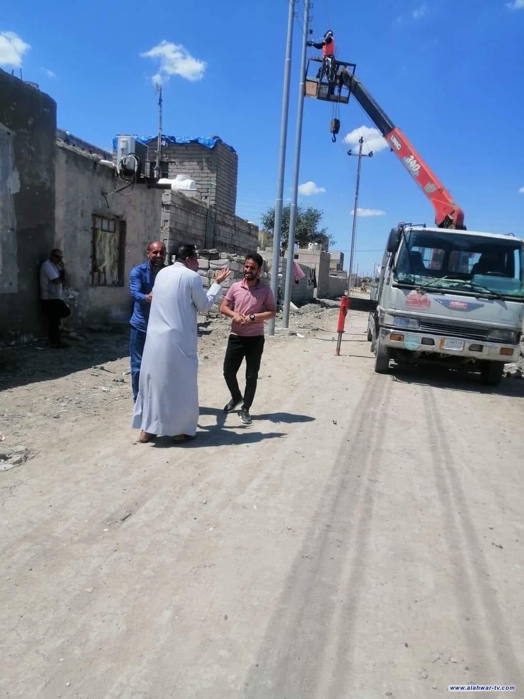 كهرباء ذي قار تعلن المباشرة بتأهيل عدد من مغذيات ١١ ك.ف في قضاء الفهود