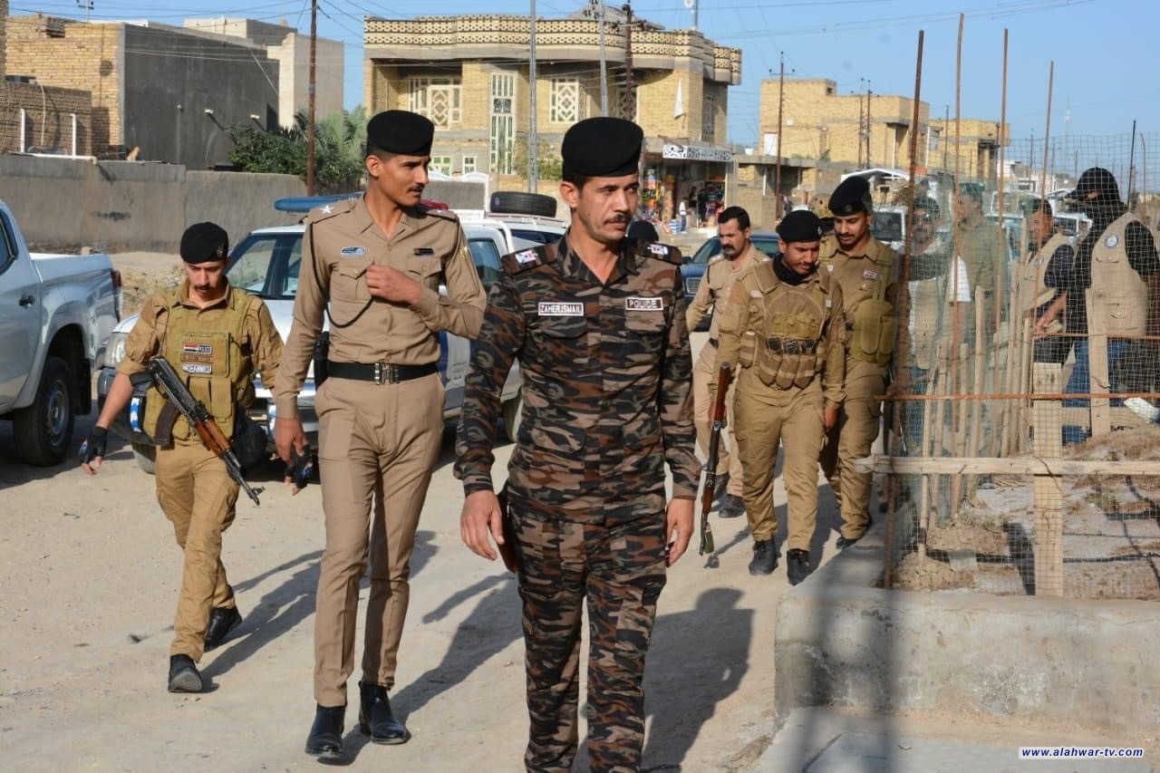 شرطة ذي قار تنفذ واجب امني في قضاء النصر
