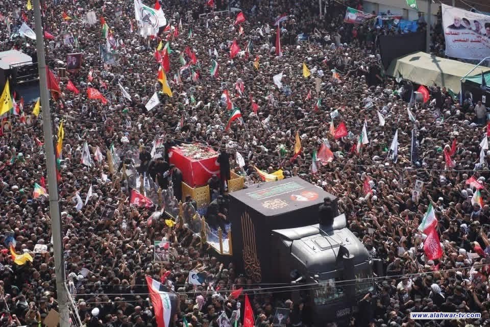 انتهاء مراسم تشييع السيد علي الخامنئي في النجف