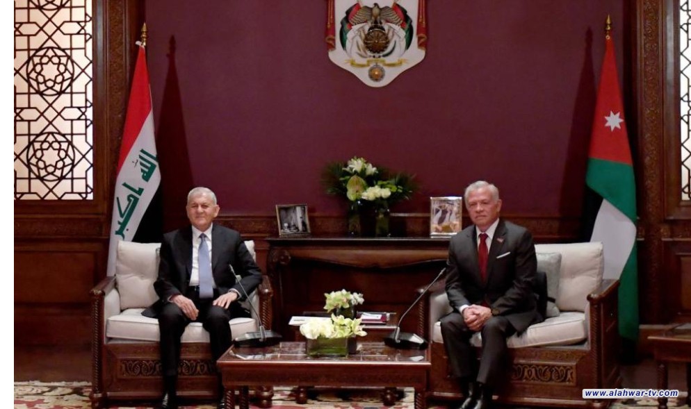 رئيس الجمهورية يجري مباحثات ثنائية وموسعة مع العاهل الأردني