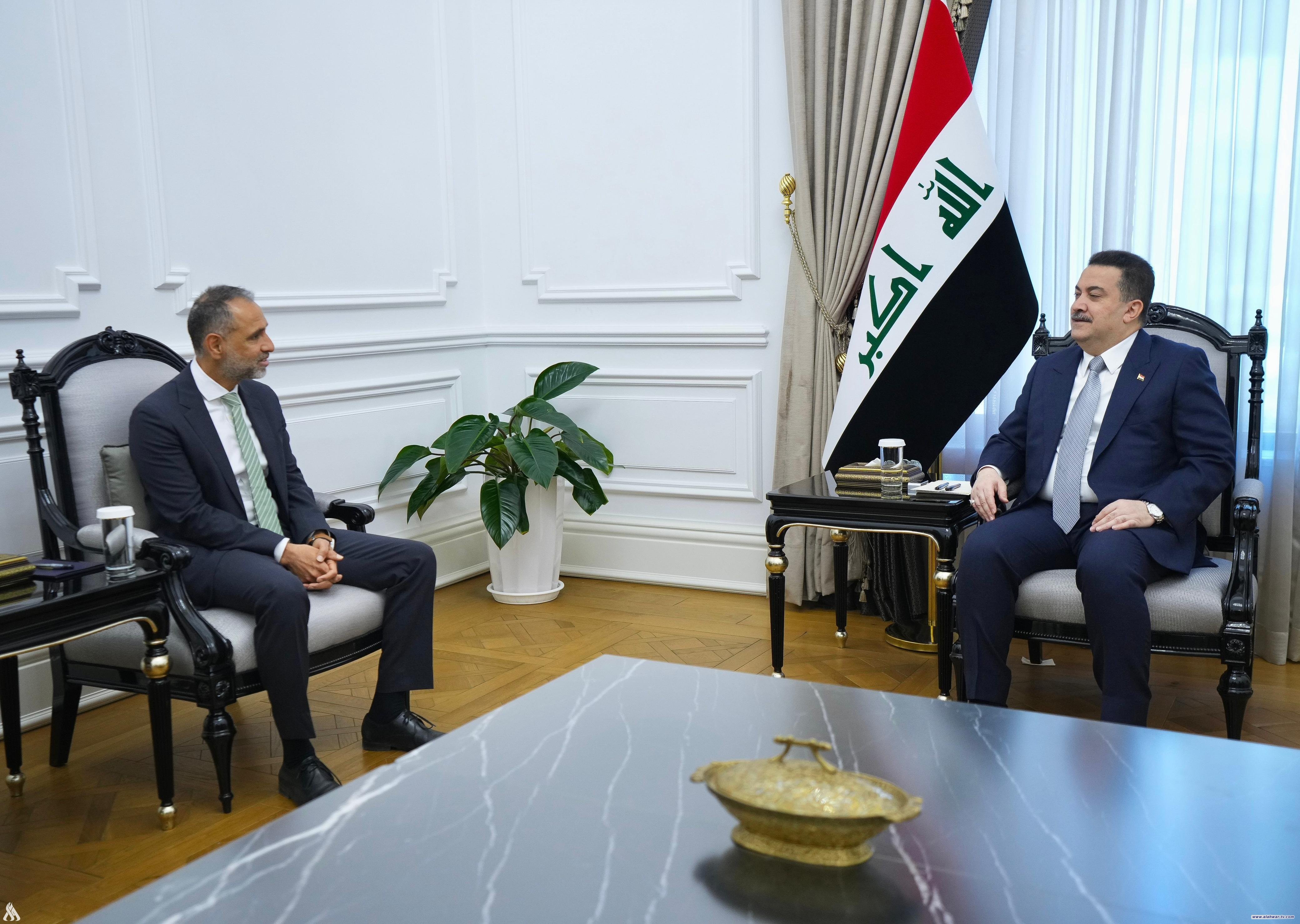 رئيس الوزراء يؤكد للسفير البريطاني انفتاح العراق في المجالات التنموية وإعمار البنى التحتية
