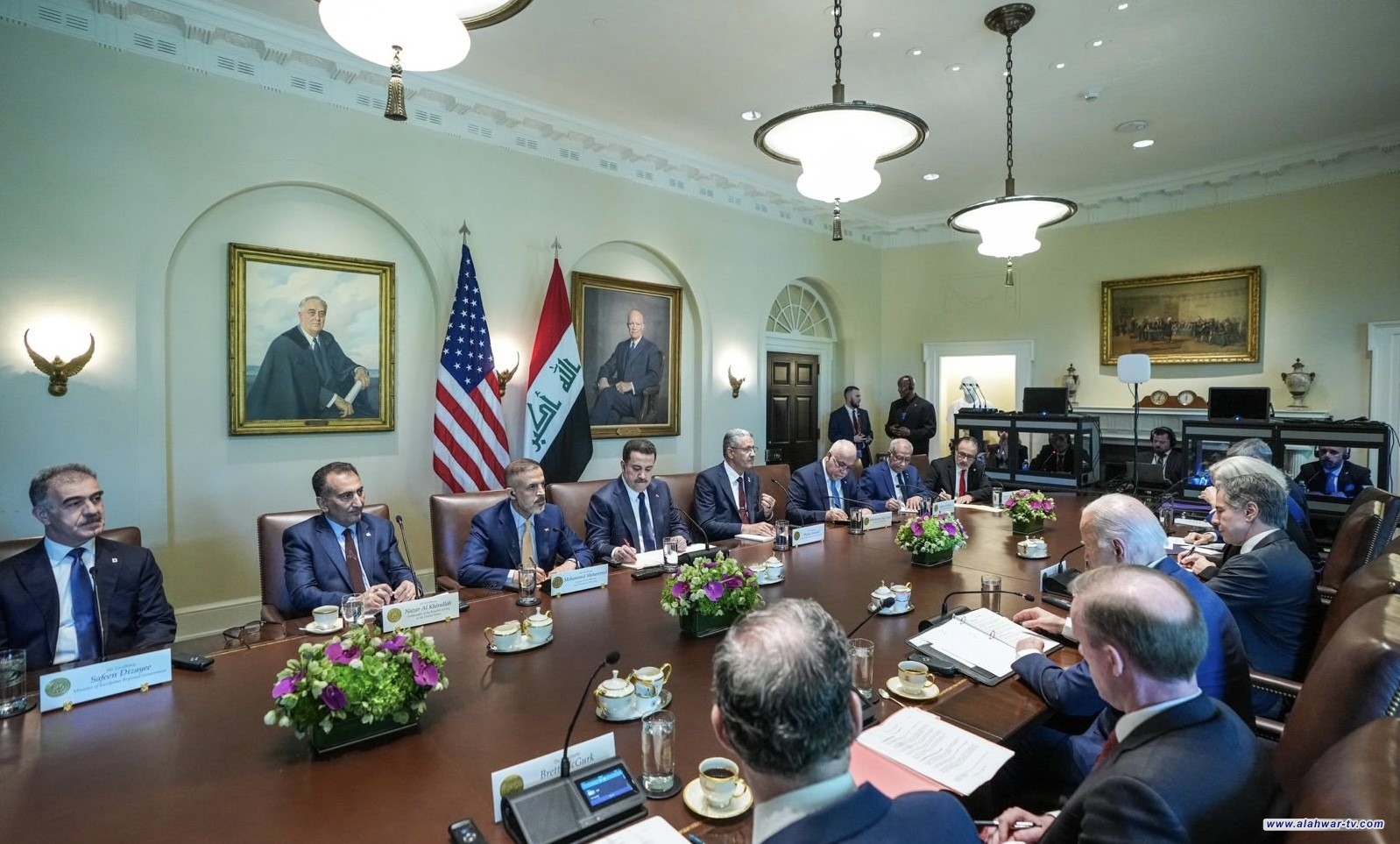 تنشر البيان المشترك للمباحثات العراقية الأمريكية التي جرت في البيت الأبيض