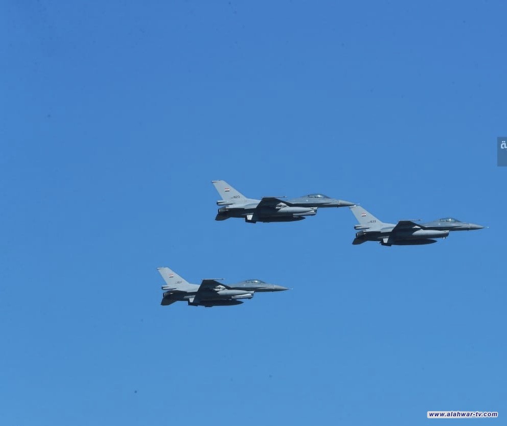 طائرات F-16 العراقية تدمر أوكاراً للإرهابيين في ضربتين جويتين شرقي صلاح الدين