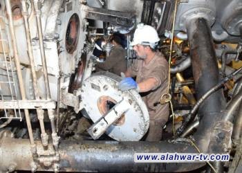 دخول الوحدة التوليدية الثانية في محطة كهرباء الناصرية العمل بعد اعمال الصيانة