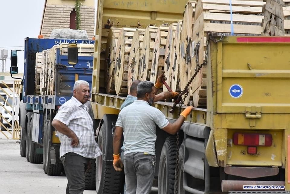 شركة اور العامة تجهز كهرباء الفرات الأوسط بـ 25 كم من القابلوات