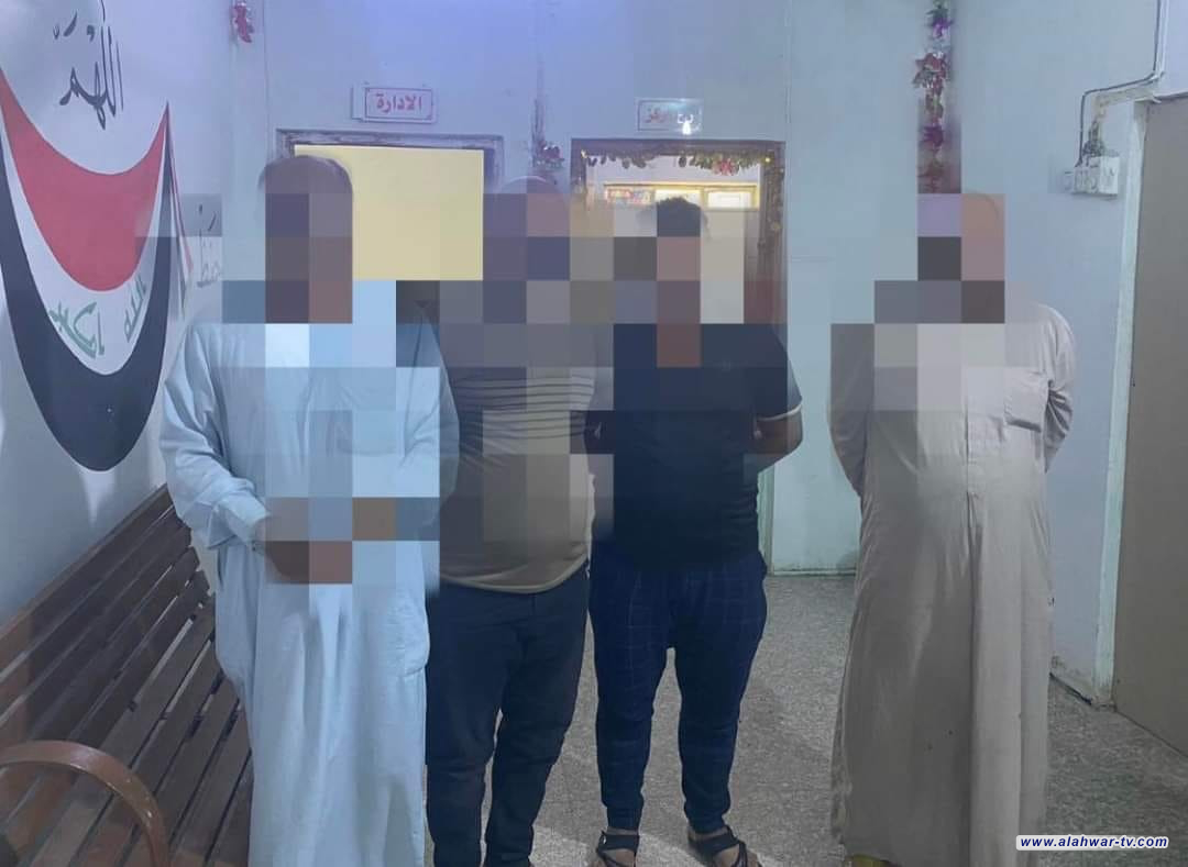 القبض على 8 متهمين قطعوا الطرق العامة بالاطارات المحترقة في ذي قار