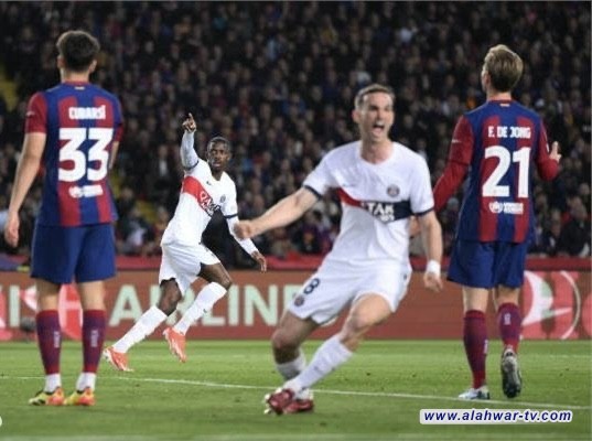 باريس يكتسح برشلونة برباعية ويبلغ نصف نهائي الأبطال