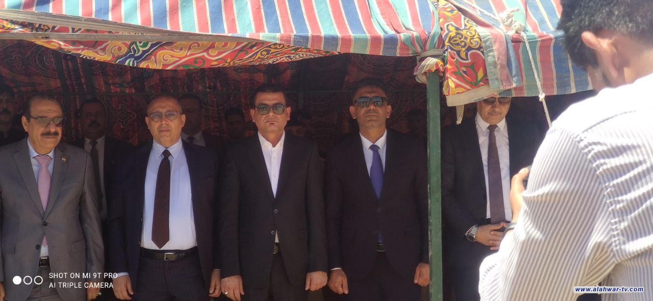 وصول رئيس فريق الجهد الخدمي والهندسي الحكومي المهندس جابر عبد  خاجي إلى ذي قار