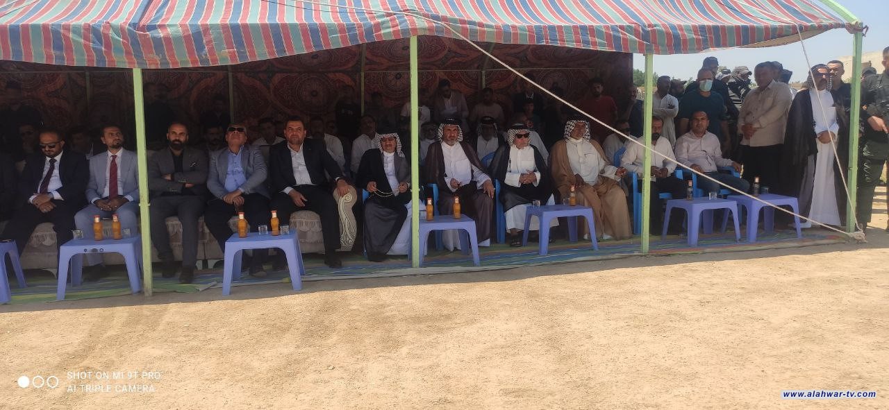 وضع حجر الأساس لمشروع خدمات منطقة الشوفة شمال الناصرية