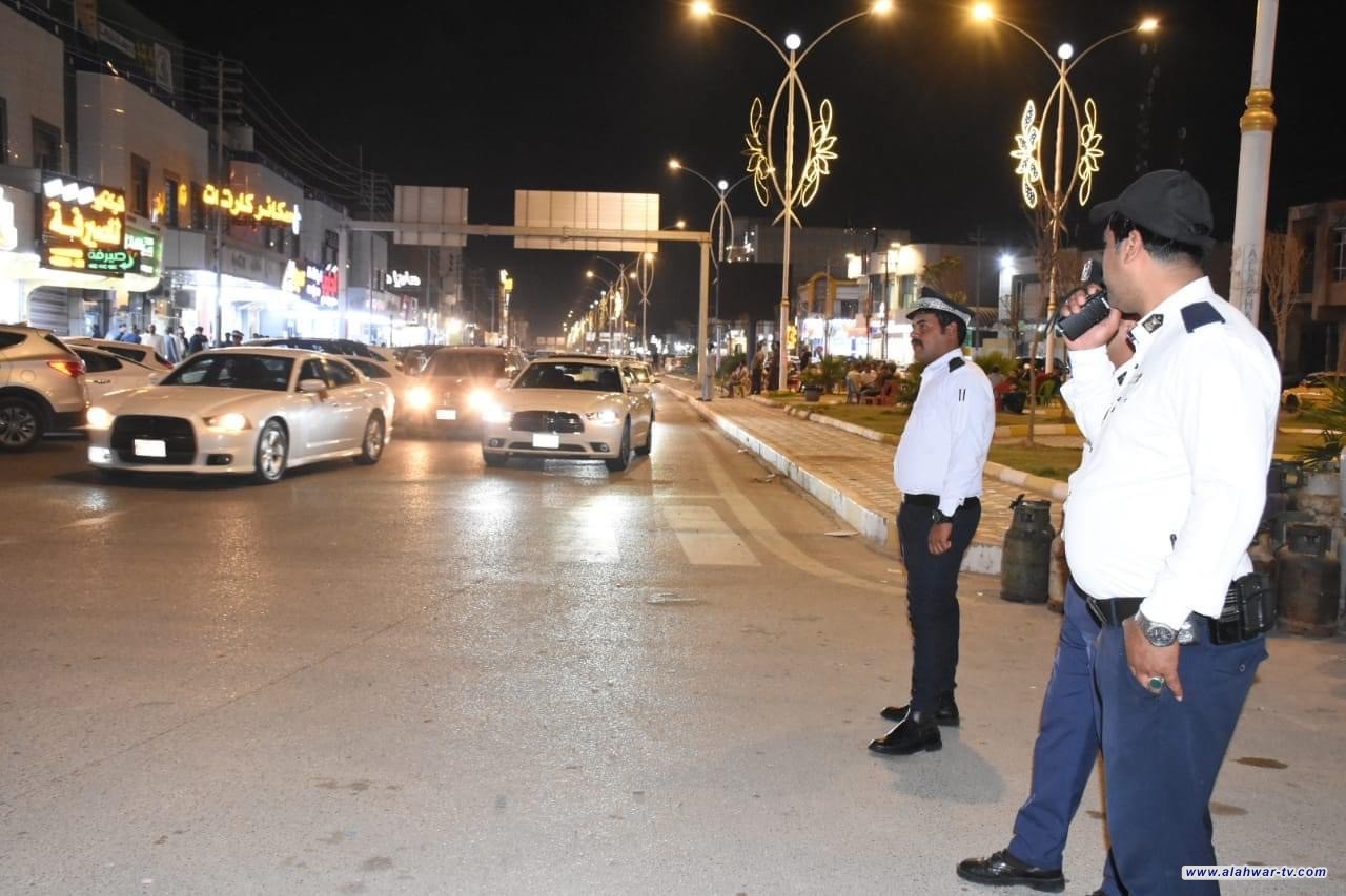 للحفاظ على الاستقرار الامني والحد من المخالفات شرطة ذي قار تنفذ ممارسة امنية في الناصرية