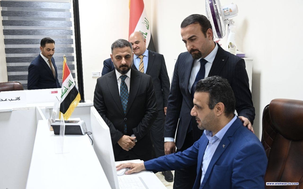 العدل تعلن افتتاح دائرة كاتب عدل الدورة وفق نظام الأتمتة الحديث