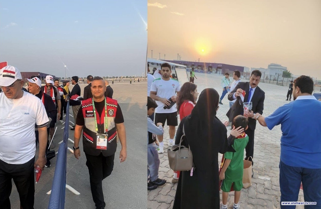 الداخلية تعلن مشاركة أمن الملاعب في تنظيم الجماهير العراقية المتواجدة في قطر