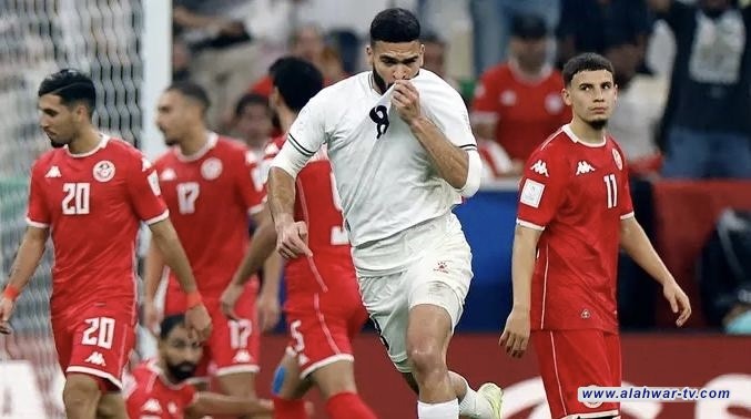 فلسطين يفرض التعادل على تونس ويضع قدماً في ربع نهائي كأس العرب