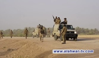 الحشد الشعبي يستولي على مخلفات حربية لداعش الارهابي غربي الرمادي