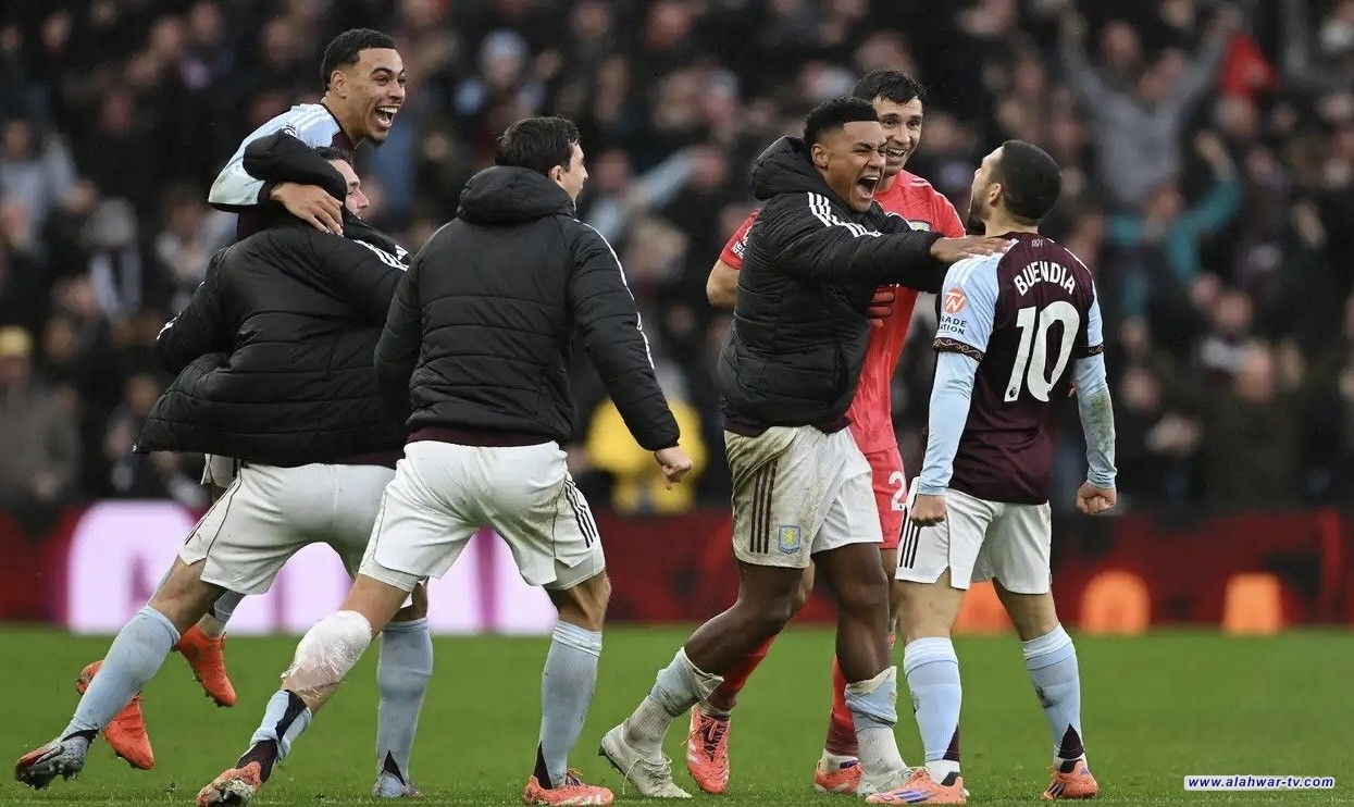 أستون فيلا يسقط آرسنال بافتتاح الجولة 15 من البريميرليج