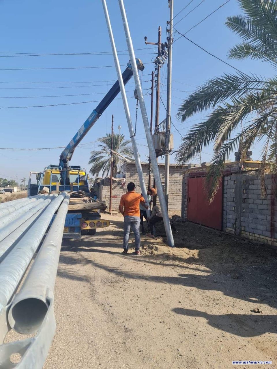 المباشرة بمشروع تأهيل مغذي العمية في قضاء كرمة بني سعيد