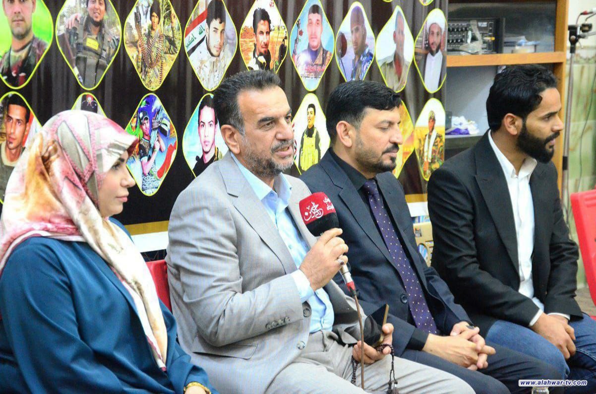 لجنة الشهداء والسجناء السياسيين في مجلس ذي قار تلتقي رابطة عوائل شـ هـ داء الحـ ـش ــ ـد الشـ ــعـ بــي