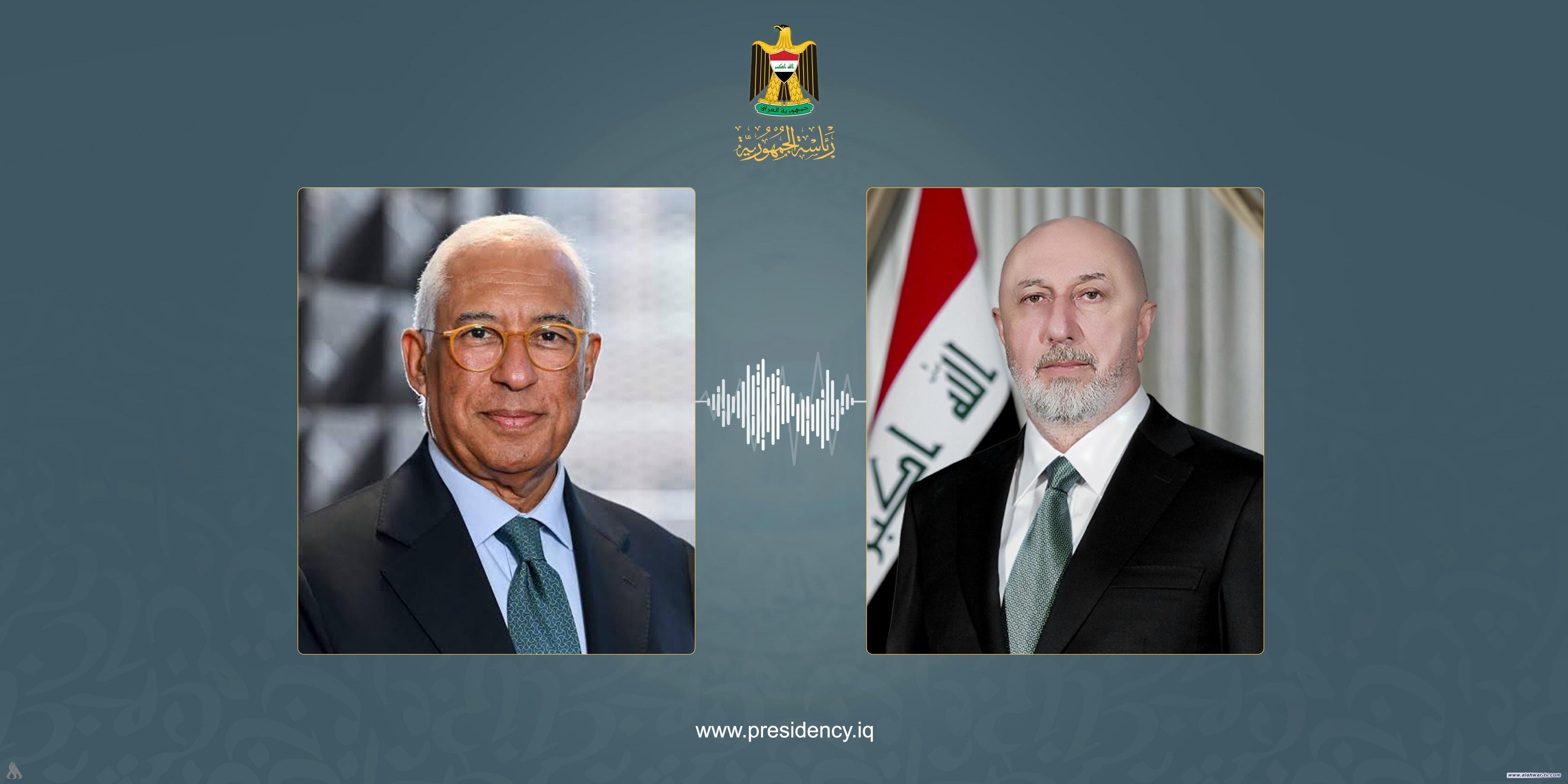 رئيس الجمهورية يؤكد اهتمام العراق بتوطيد علاقاته مع الدول الأوروبية وتوسيع مجالات التعاون