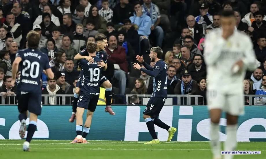ريال مدريد يتعثر من جديد ويخسر بهدفين دون مقابل امام سيلتا فيغو