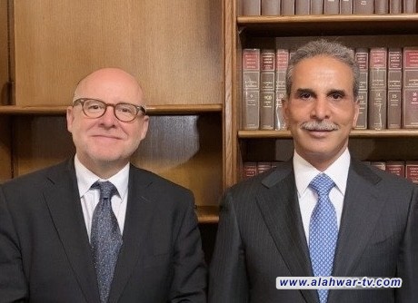 رئيس مجلس القضاء والمدعي العام البريطاني يبحثان تعزيز التعاون القانوني