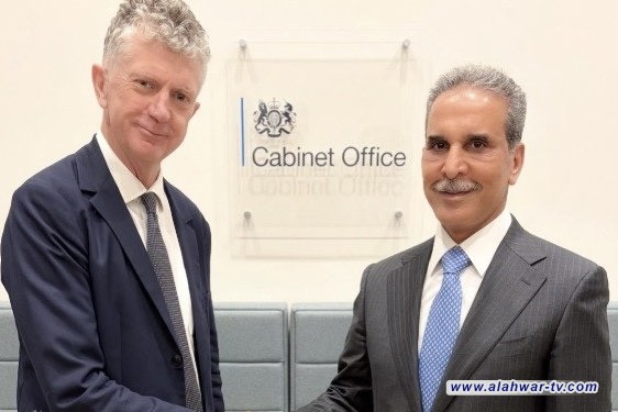 القاضي زيدان ومستشار الأمن القومي البريطاني يبحثان التعاون بمجال مكافحة الإرهاب والجريمة المنظمة