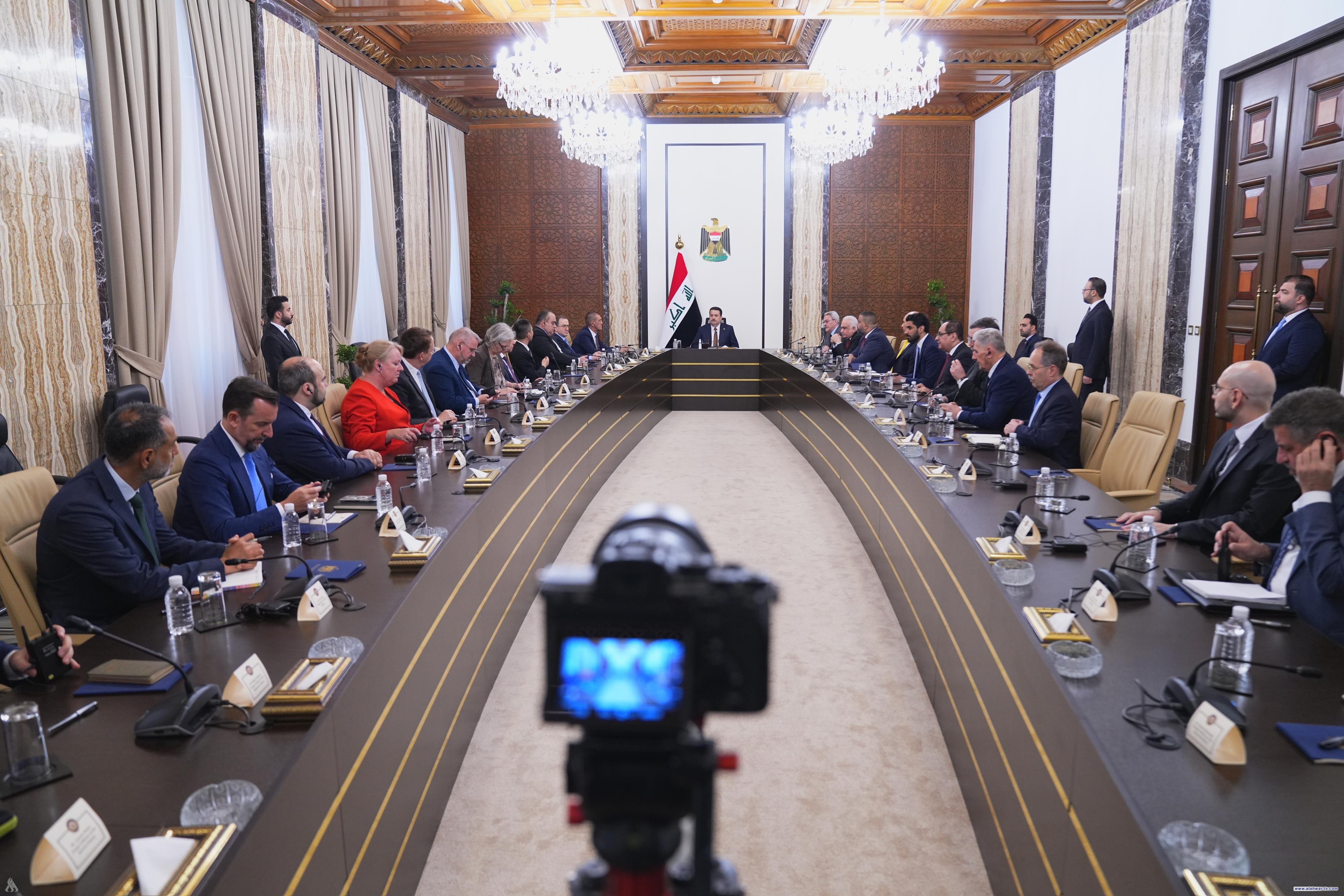 رئيس الوزراء يستقبل سفراء الاتحاد الأوروبي والدول الدائمة العضوية بمجلس الأمن