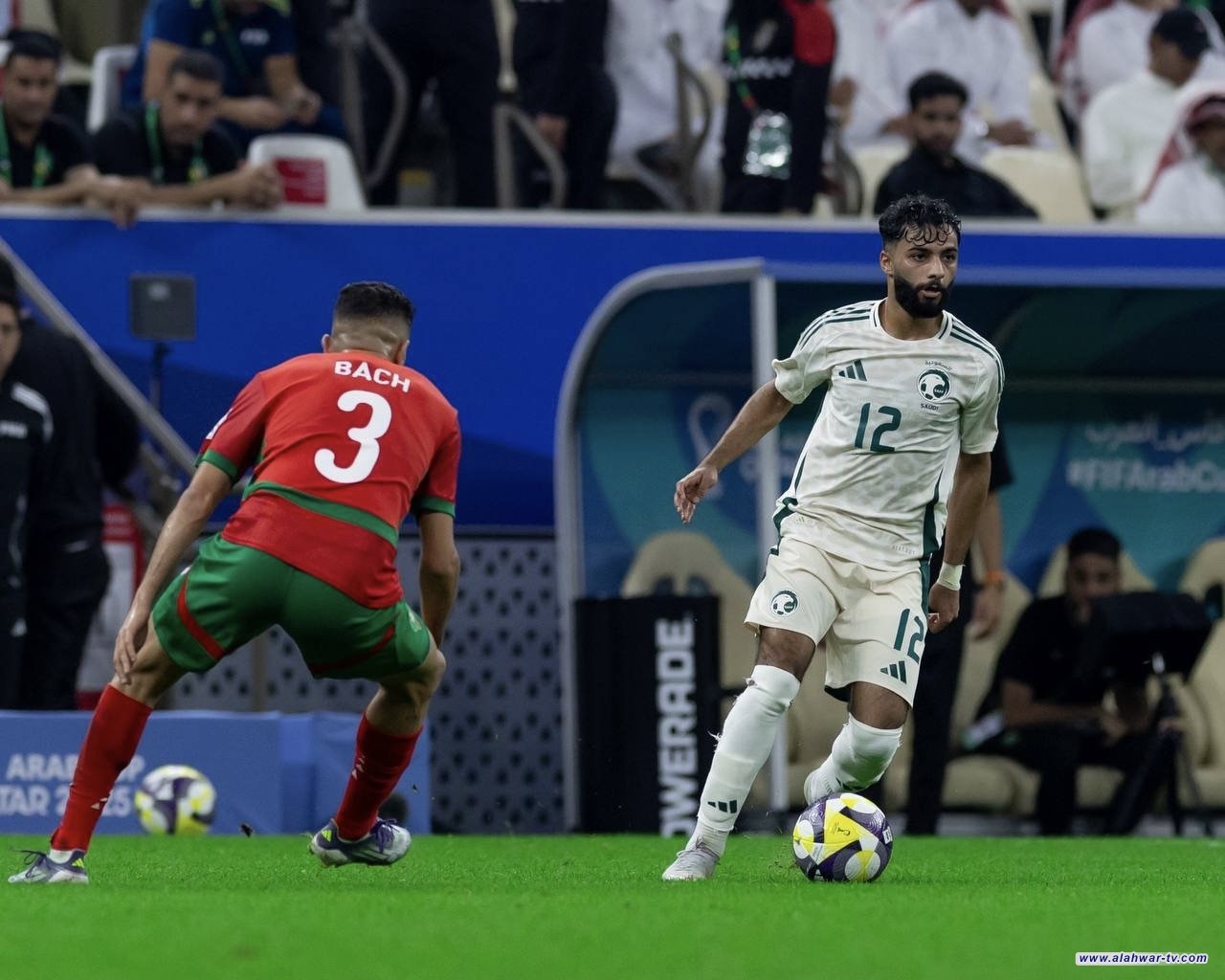 المغرب يتغلب على السعودية ويتأهّلان معا إلى ربع نهائي كأس العرب