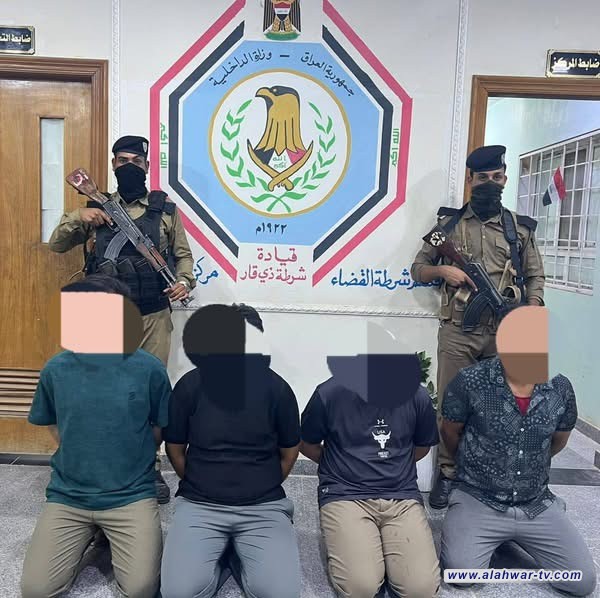 القبض على 5 متهمين بمشاجرة مسلحة أدت الى اصابة منتسب أمني وسط الناصرية