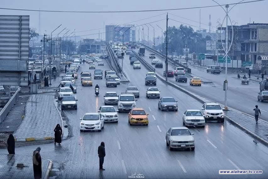 طقس العراق..استمرار تساقط الأمطار وانخفاض درجات الحرارة