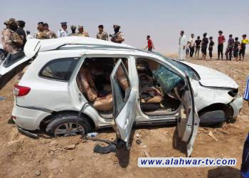مصرع واصابة سبعة نساء وطفلين بحادثي سير في ذي قار