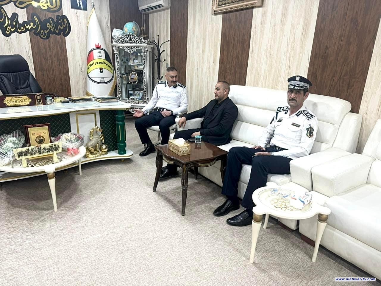 الناشي يزور مديرية مرور ذي قار ويطلع على سير العمل