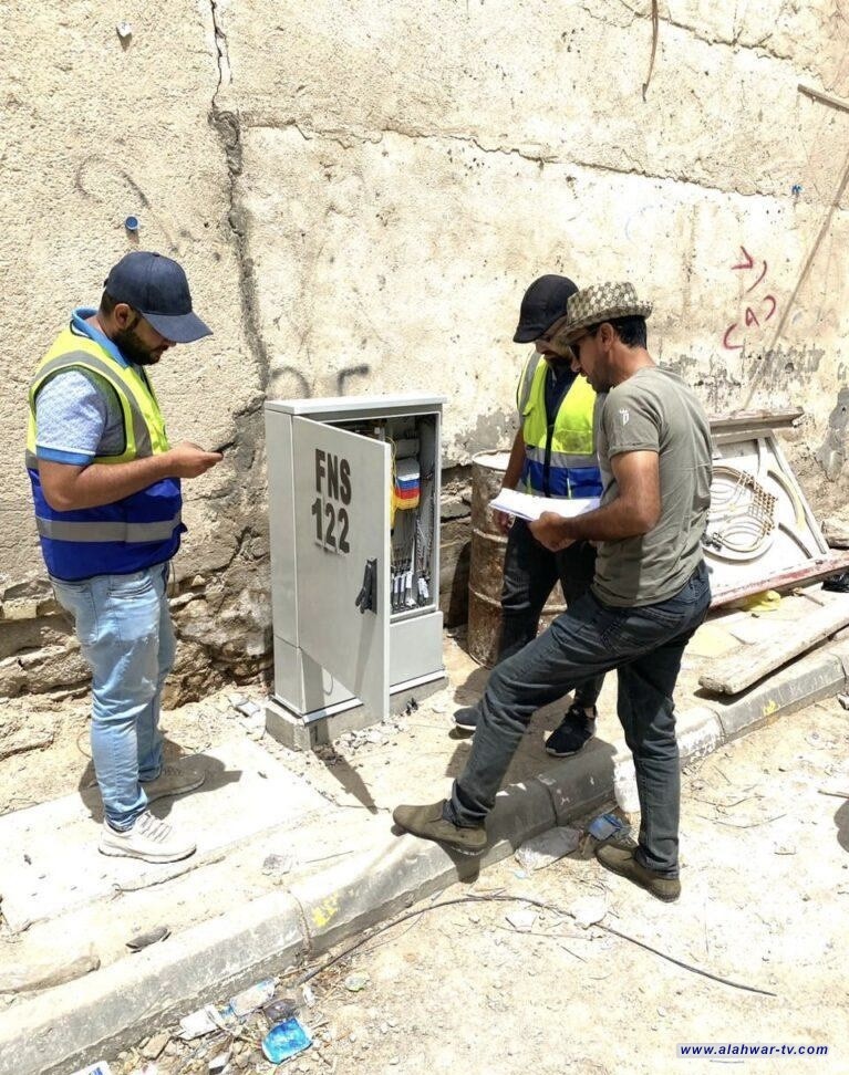 اكثر من 65 ألف مشترك في الكابل الضوئي بمركز محافظة ذي قار