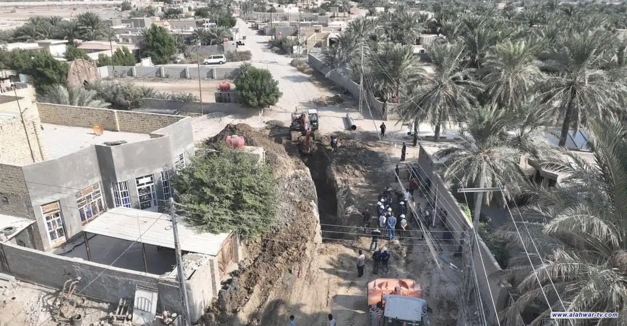 تصاعد في نسب الإنجاز بمشروع شوارع الرويضية ومتابعة ميدانية دقيقة لصندوق إعمار ذي قار