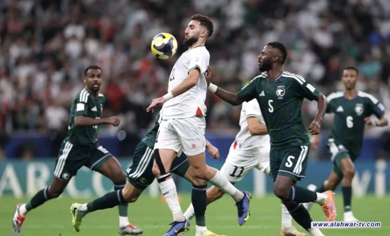 السعودية تهزم فلسطين وتبلغ نصف نهائي كأس العرب