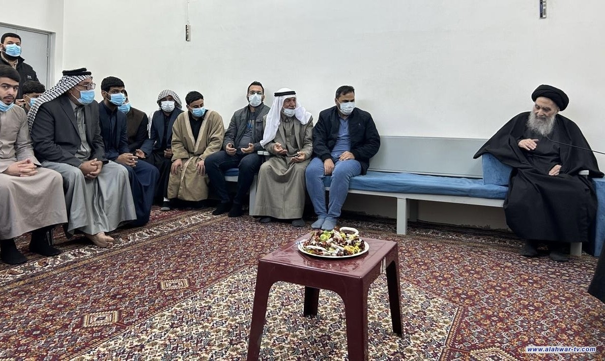 المرجع الديني الأعلى السيد السيستاني يستأنف استقبال الزائرين
