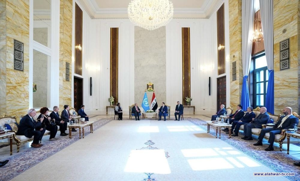 رئيس الوزراء يعلن تسمية شارع في بغداد باسم الأمم المتحدة وغوتيريش يشيد بأمن العراق