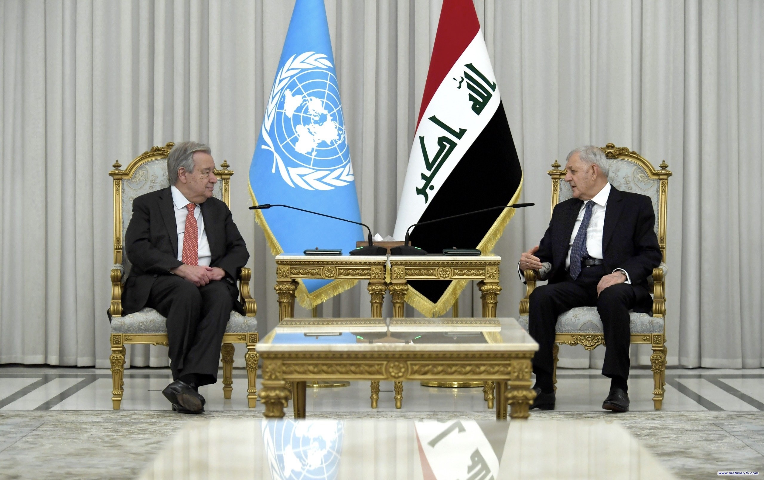 رئيس الجمهورية يجدد التزام العراق بحفظ الأمن والاستقرار وترسيخ أسس ومبادئ الديمقراطية