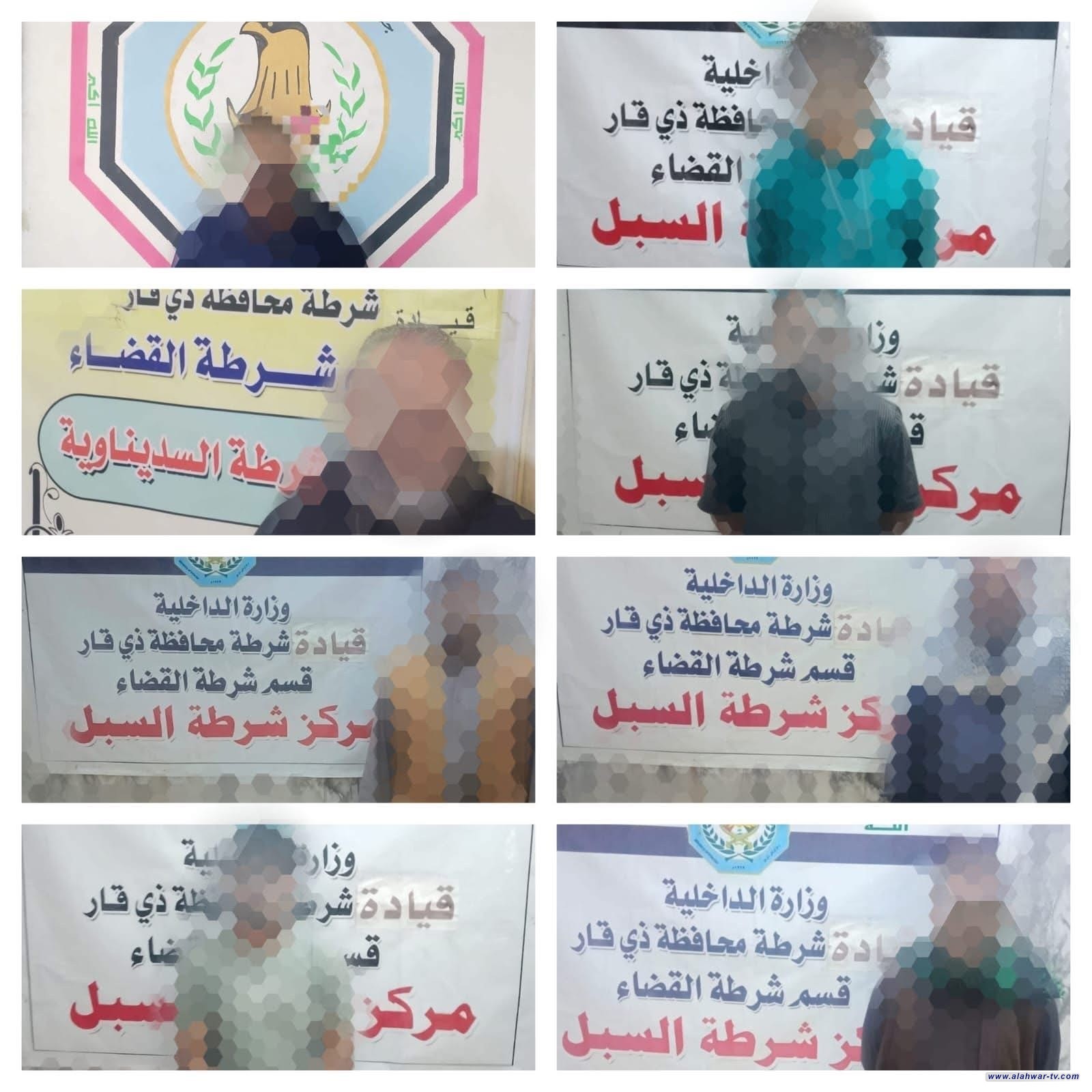 قوة مشتركة تلقي القبض على 8 مطلوبين للعدالة ضمن قاطع شرطة القضاء
