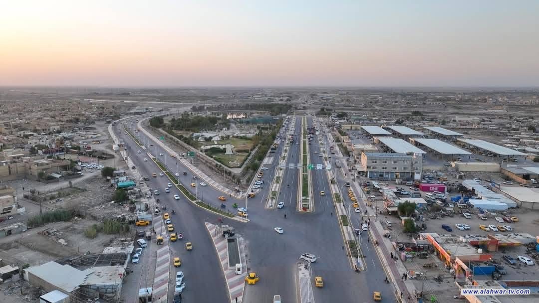 افتتاح شارع الكراج الموحد في الناصرية