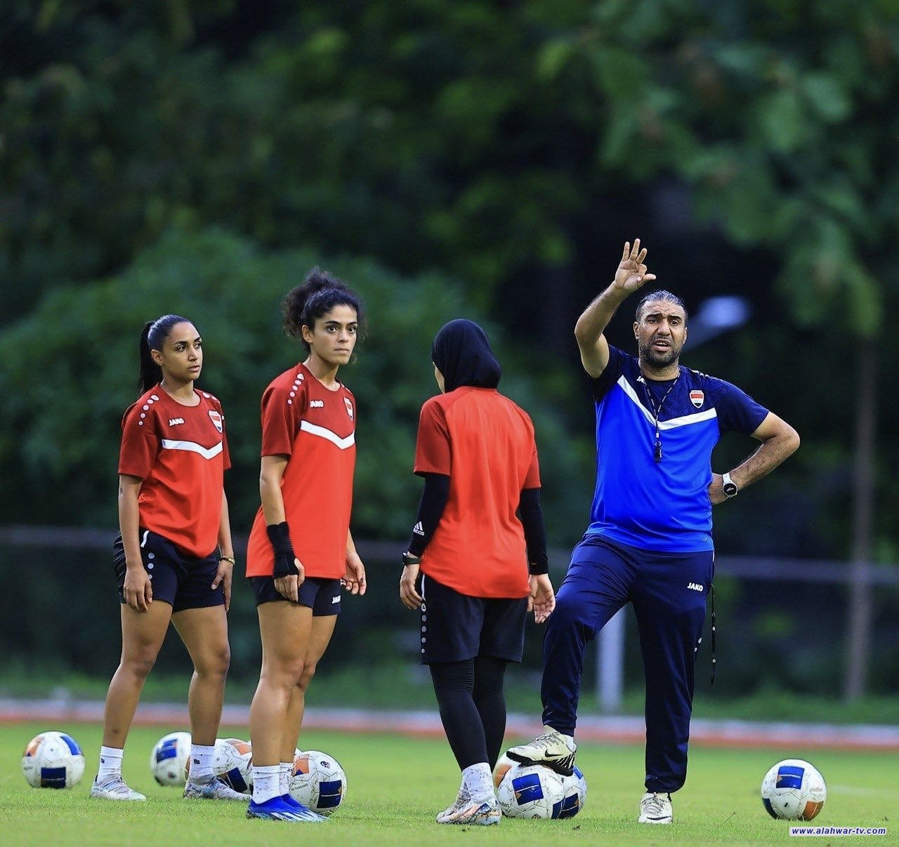 منتخبنا الوطني للسيدات ينهي تحضيراته لمواجهة تايلاند غداً