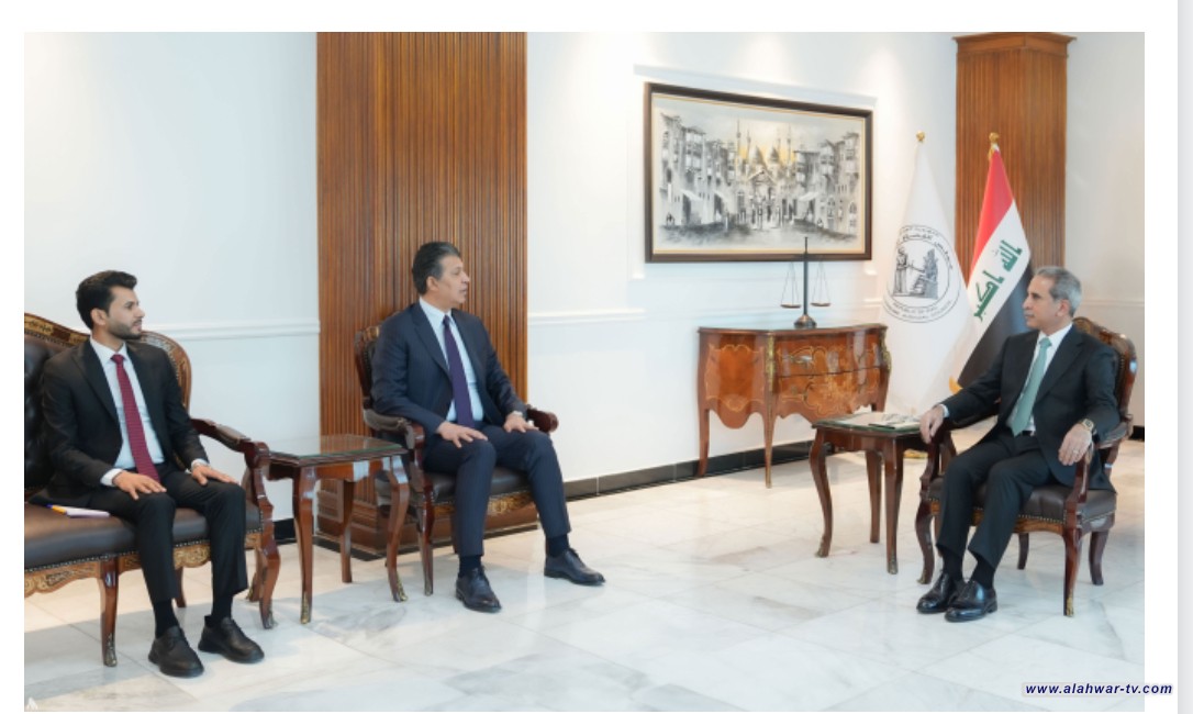 رئيس مجلس القضاء الأعلى ورئيس شبكة الإعلام يبحثان إجراءات الشبكة بنشر الثقافة القانونية