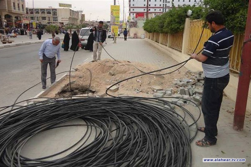 الناصرية تتحول رقمياً.أنترنت الكيبل الضوئي FTTH وصل إلى الجبايش
