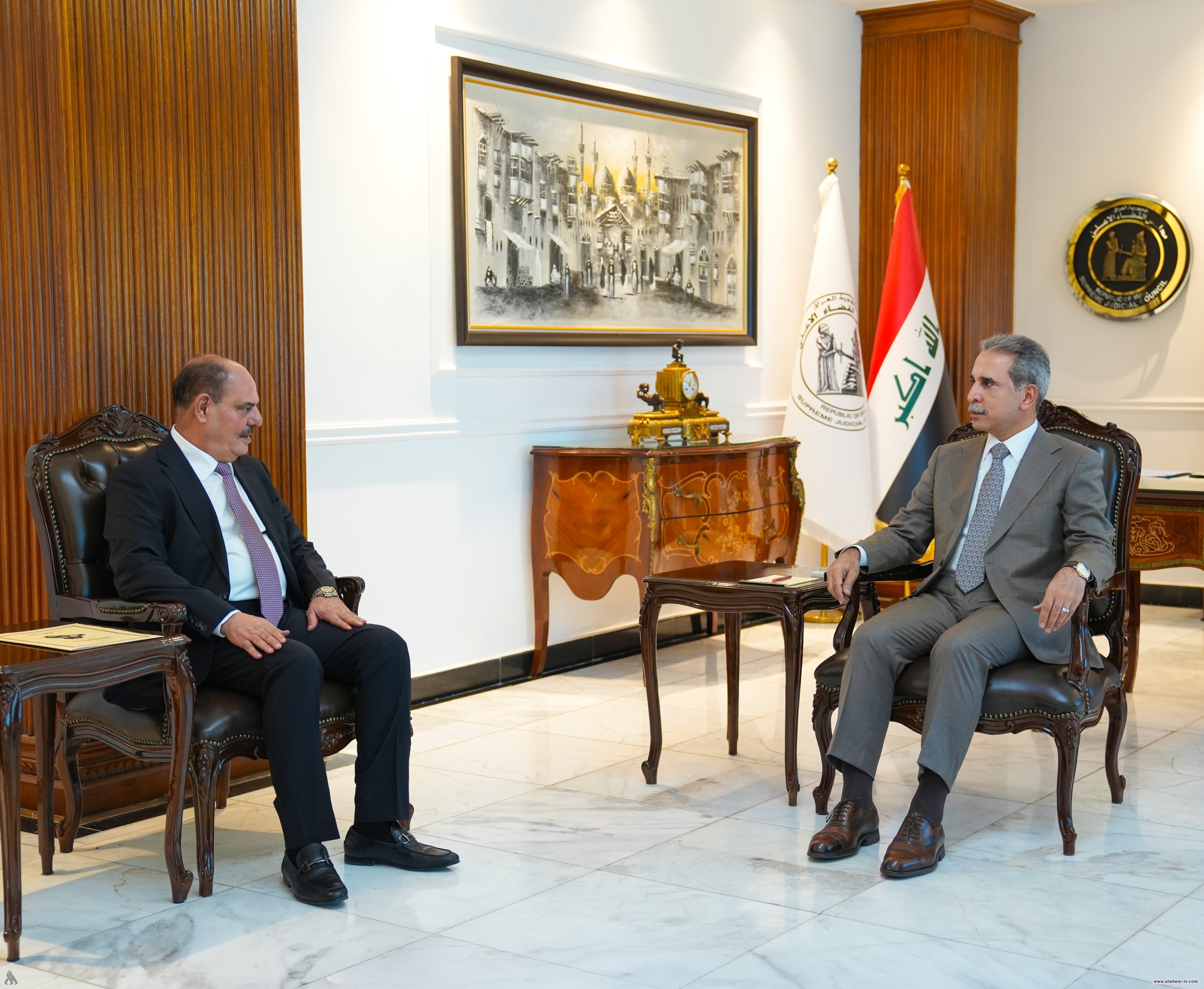 زيدان واللامي يبحثان الاجراءات القانونية التي تكفل حرية الاعلام والتعبير